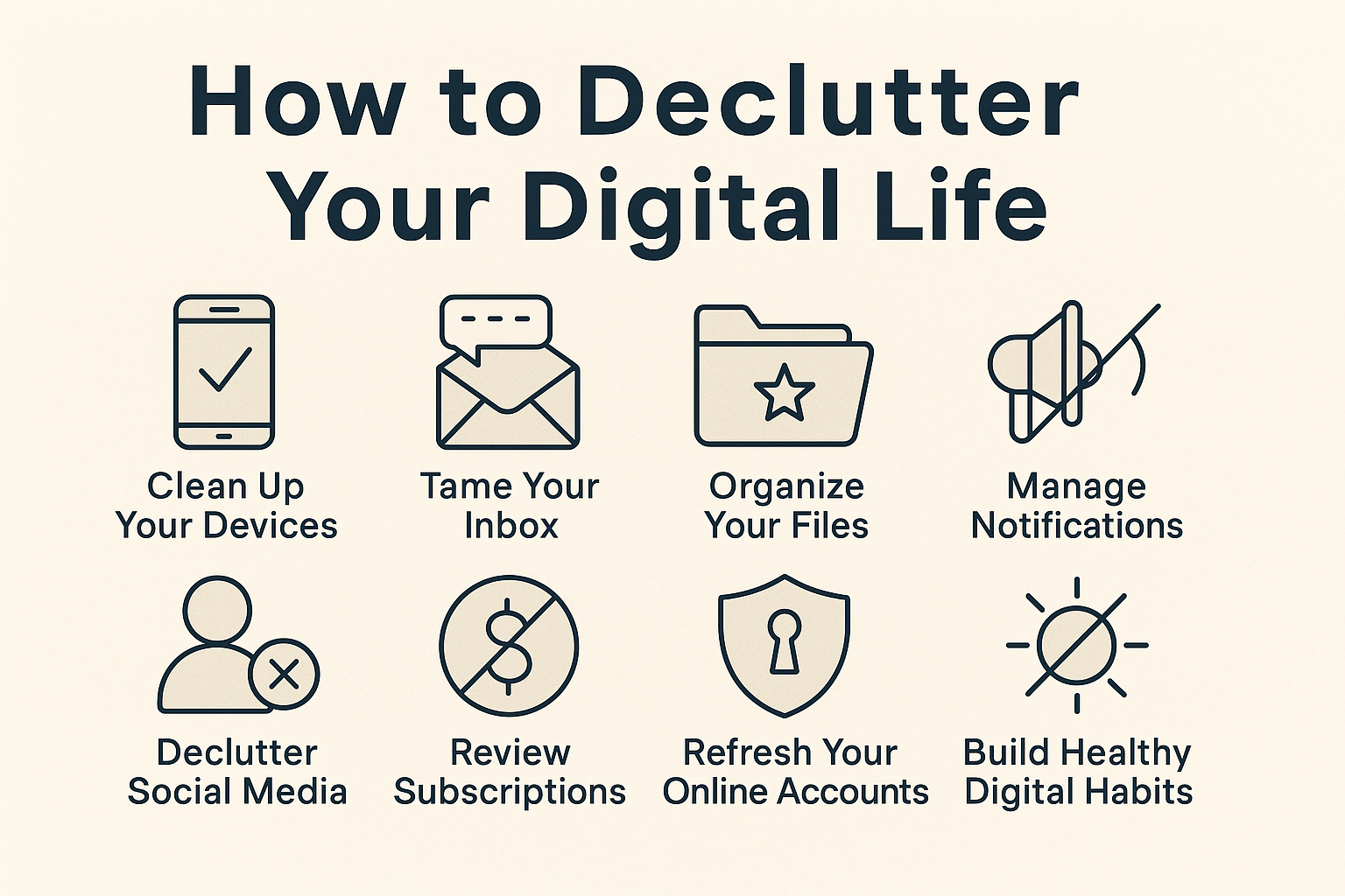 How to Declutter Your Digital Life