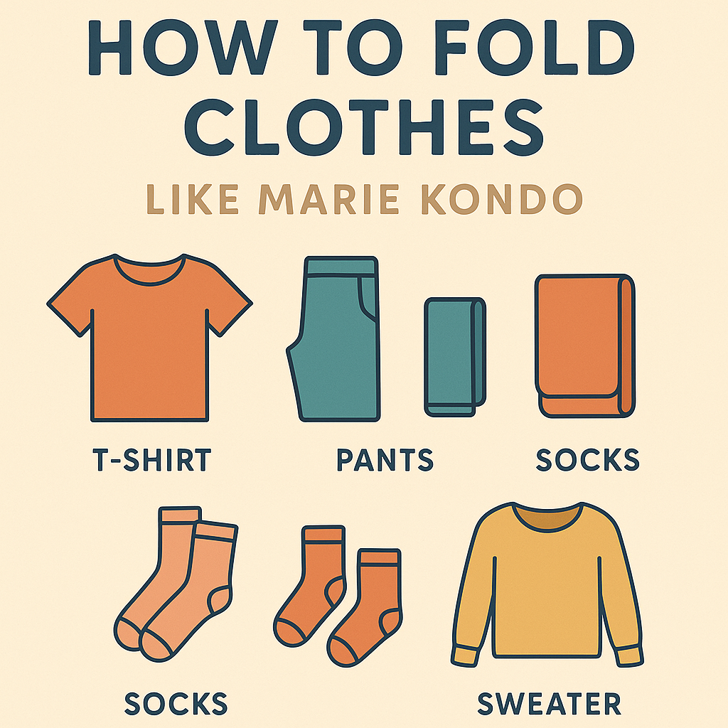 How to Fold Clothes Like Marie Kondo