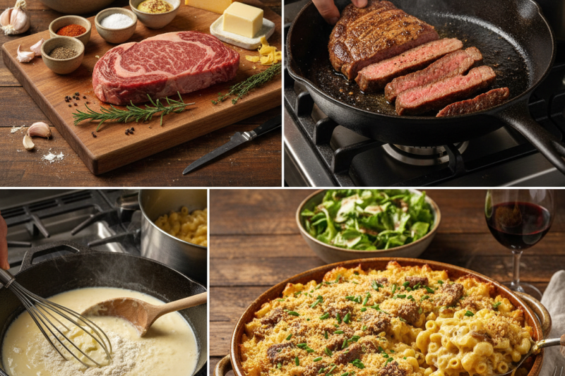 Gourmet Steak Mac and Cheese: A Culinary Masterpiece