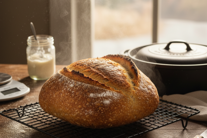 How to bake sourdough bread