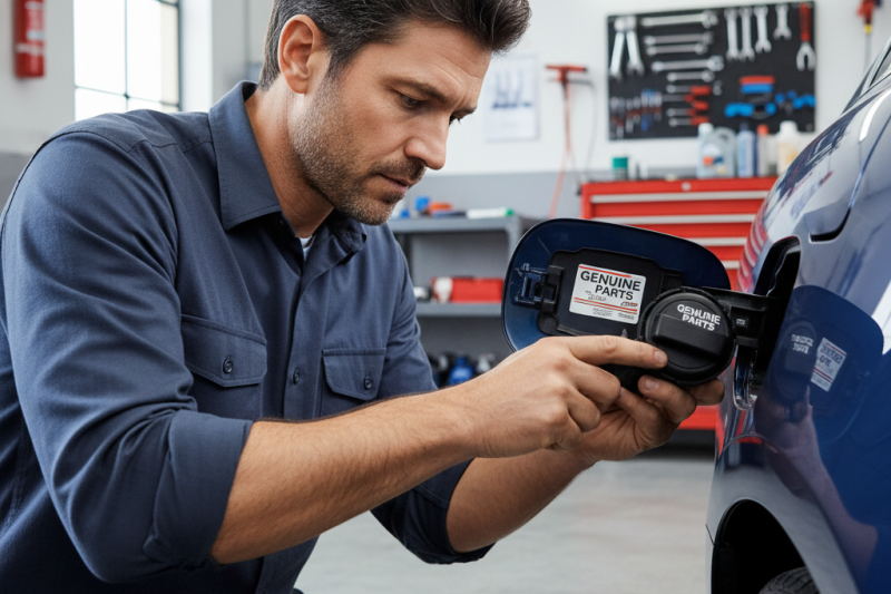 How to solve the problem of the fuel tank cap making a pop sound