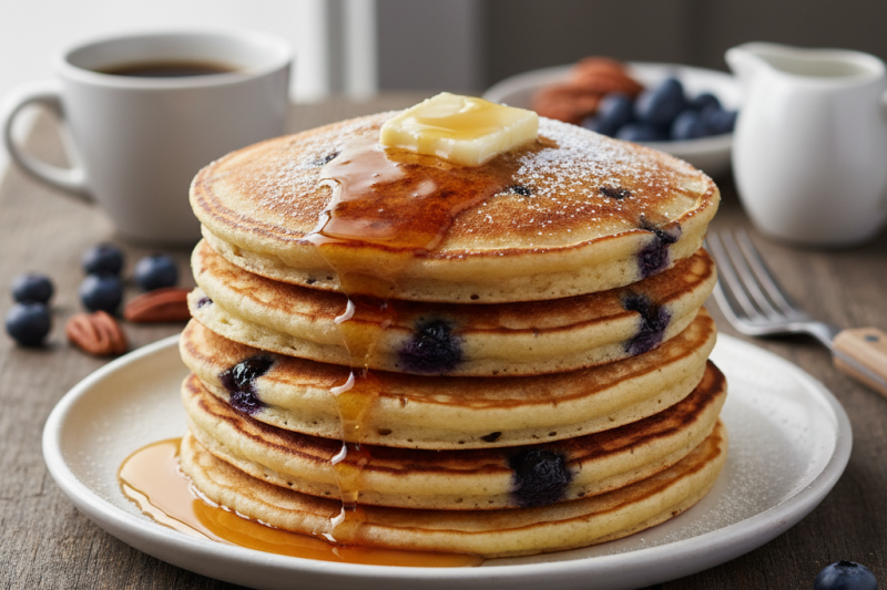 I can do that! Here’s a story about pancakes