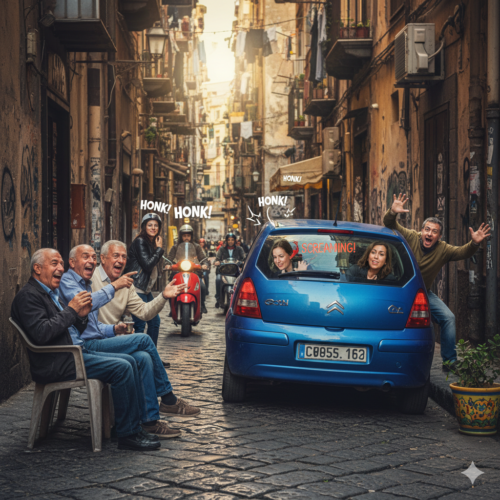 Driving in Naples: My GPS once told me to turn left