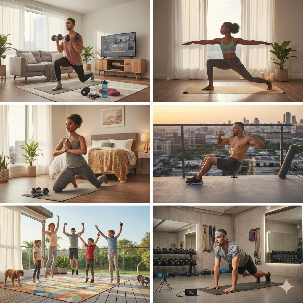 Fitness and home workouts