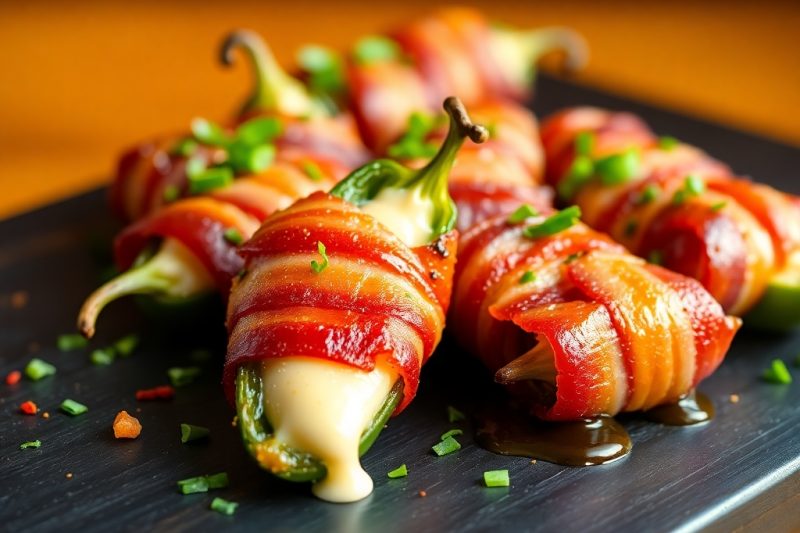 🥓 Bacon-Wrapped Jalapeño Poppers